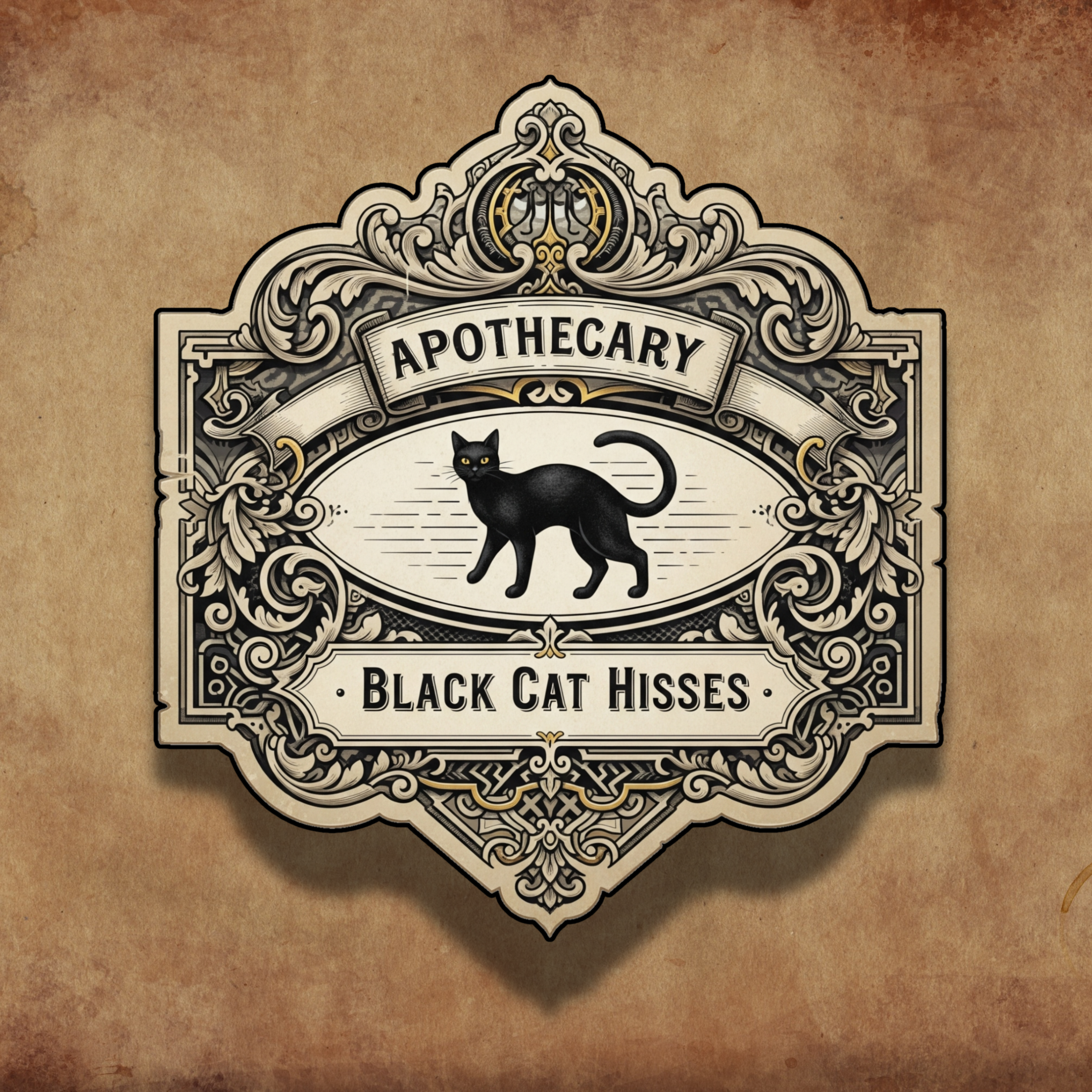 Halloween Apothecary Bottle Label Stickers – Set of 22