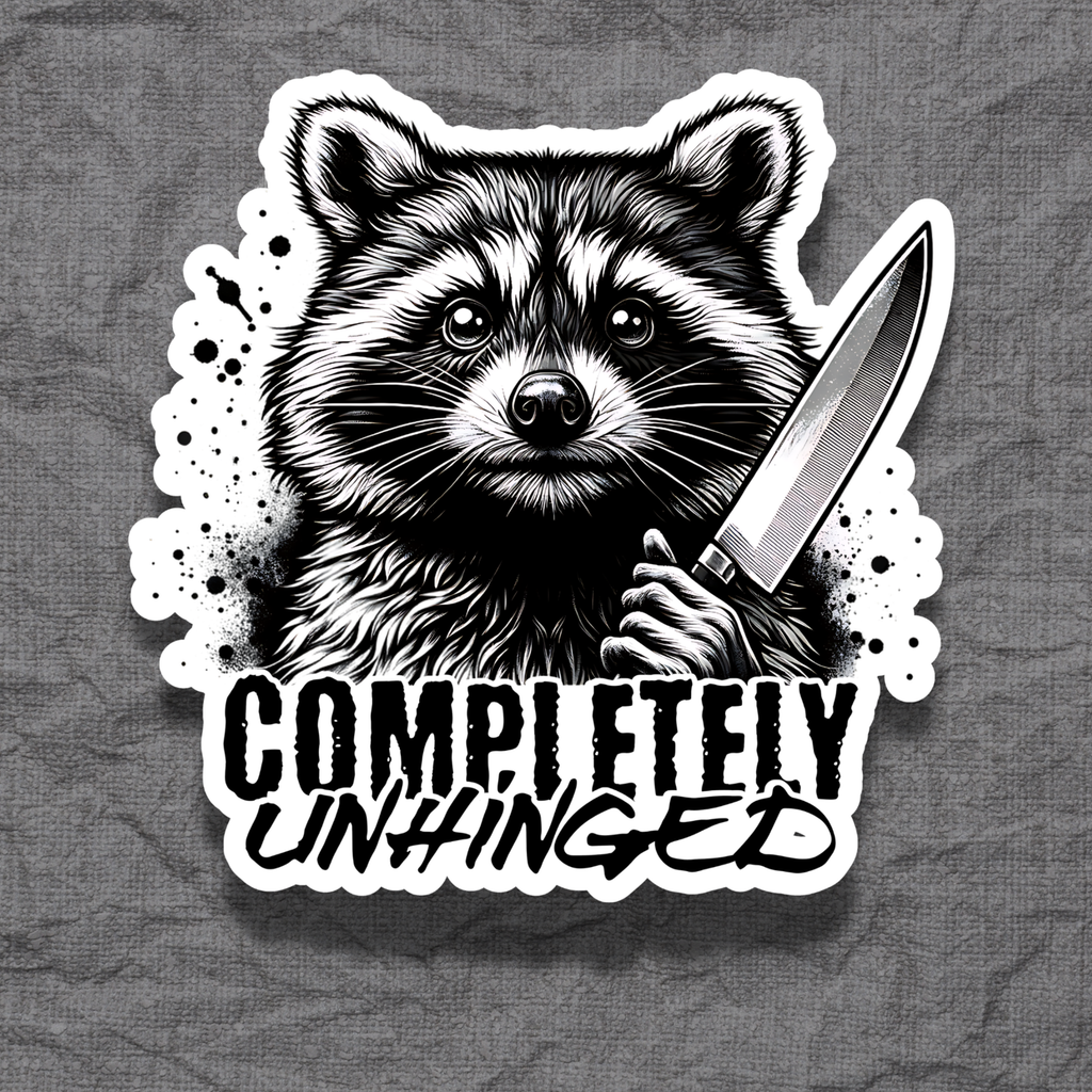 Completely Unhinged Raccoon