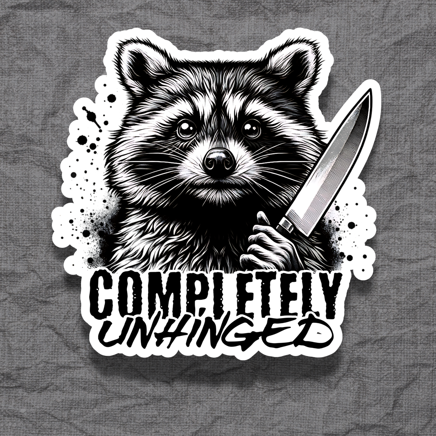 Completely Unhinged Raccoon