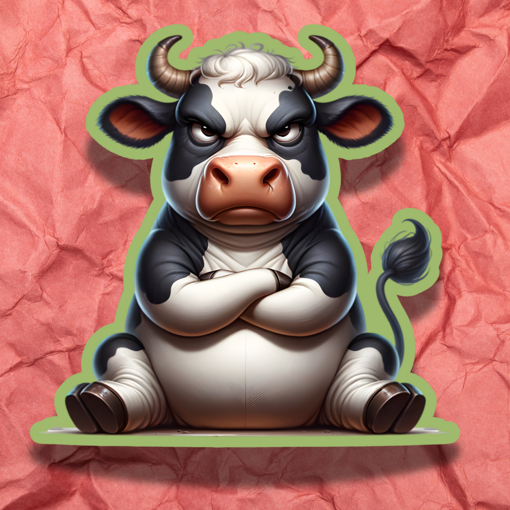 Grumpy Cow