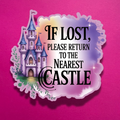 If Lost Return to Castle