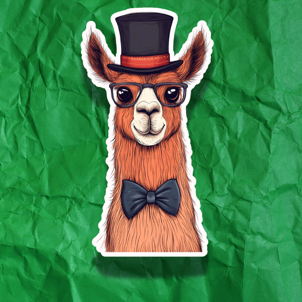 Llama in a Top Hat