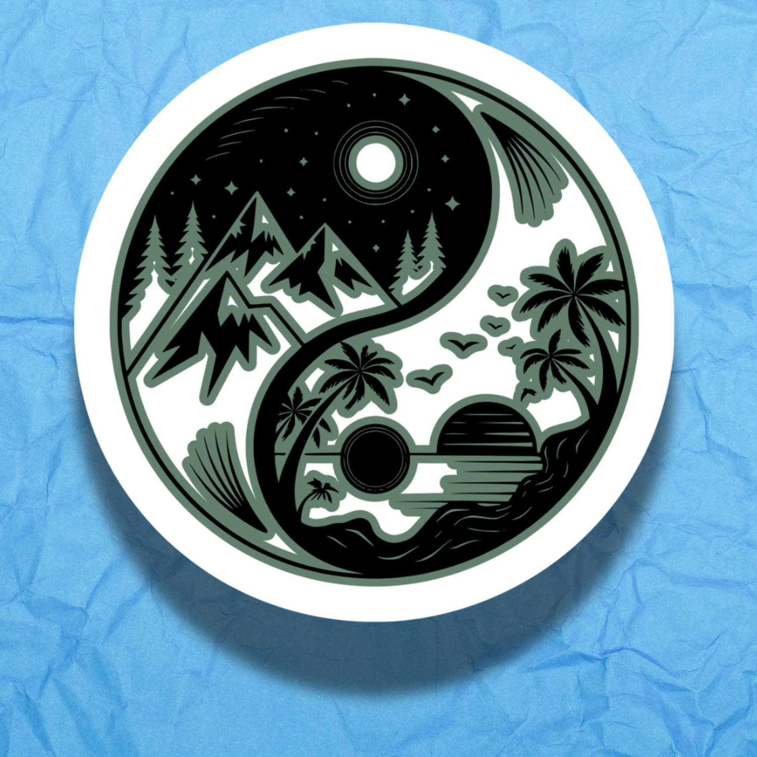 Mountain and Sea Yin Yang