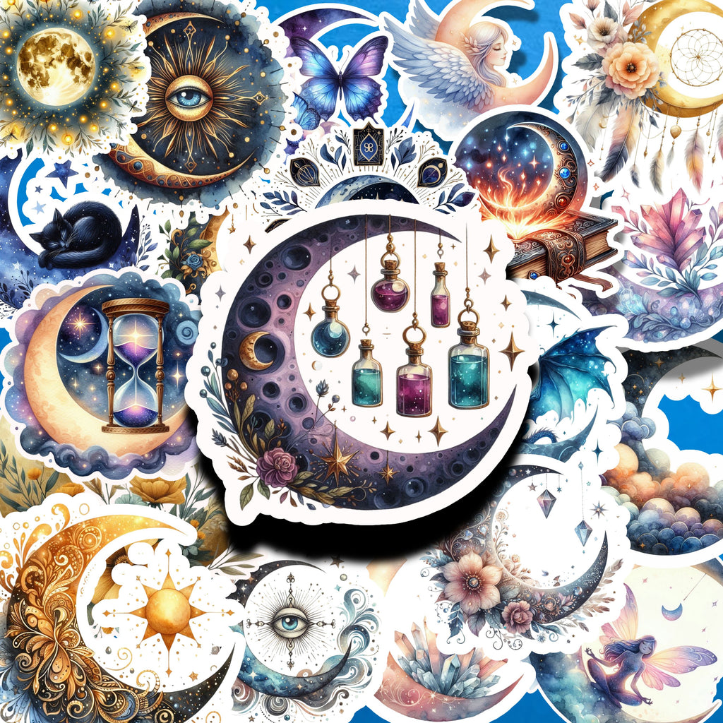 Magic Moon Bundle-30 Stickers