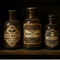 Halloween Apothecary Bottle Label Stickers – Set of 22