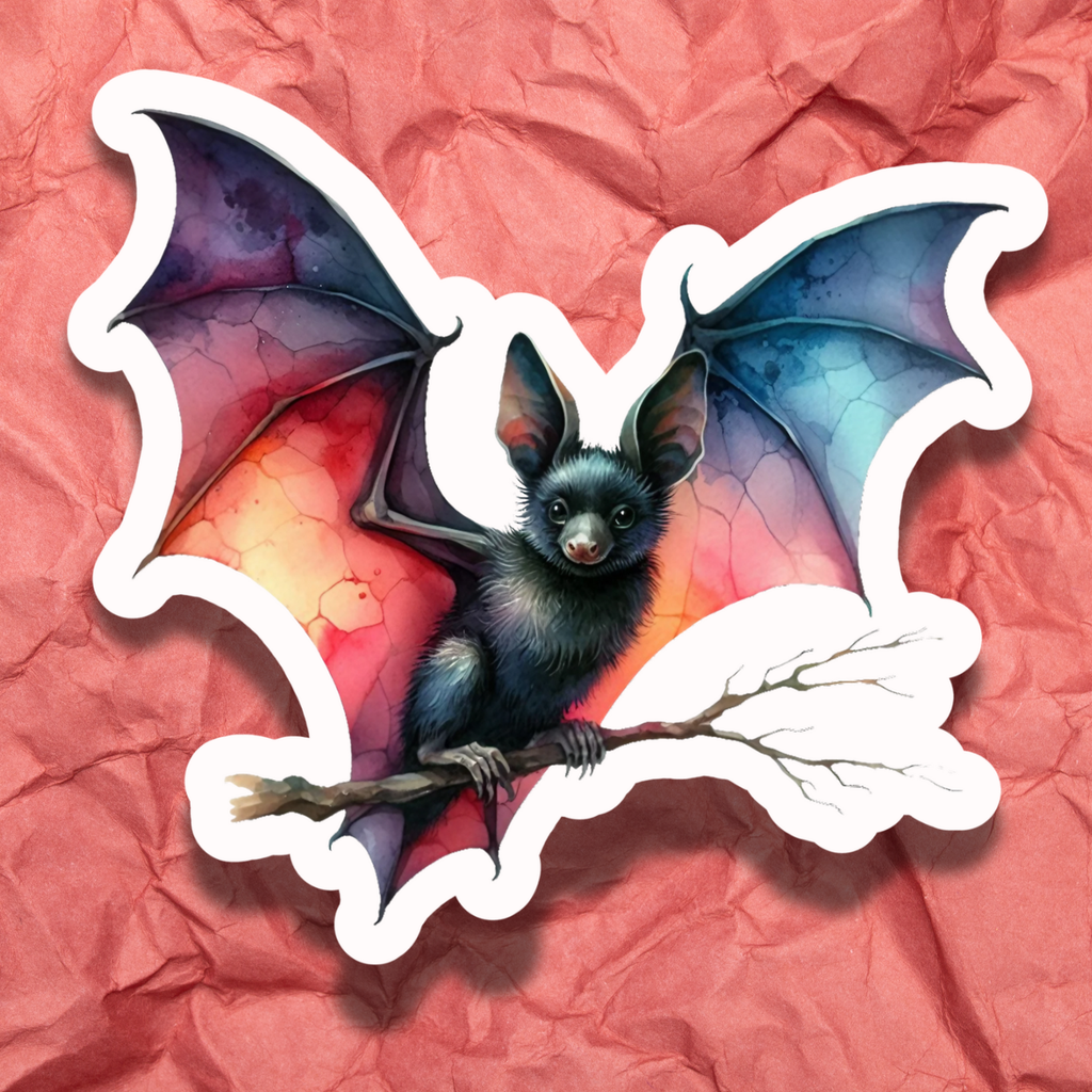 Watercolor Bat